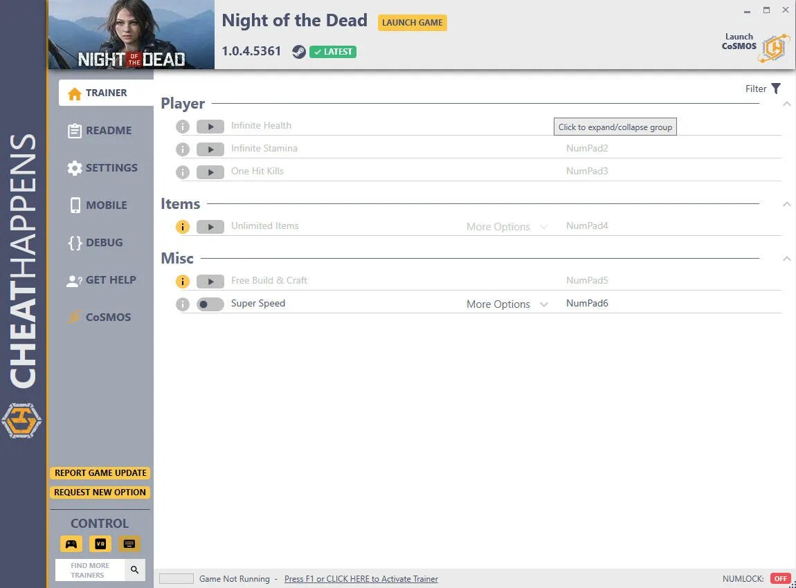 Night of the dead коды. Night of the dead trainer.