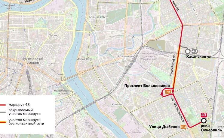 Маршрут троллейбусов подольск. Подольск троллейбус новые маршруты. Трамвай 7 малая Охта-река Оккервиль. Маршрут с Большевиков на народную.