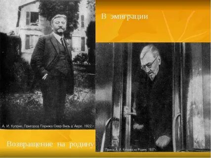 Куприн эмиграция