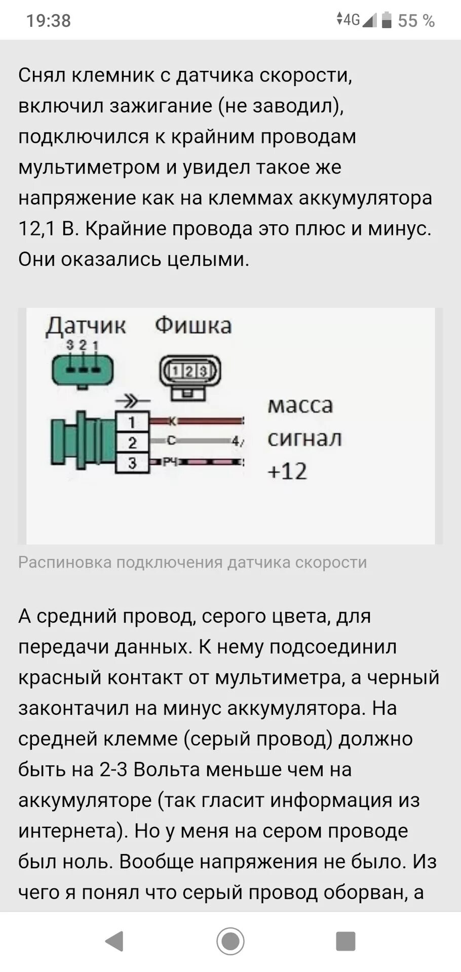 Распиновка датчика скорости Subaru Impreza - Subaru Impreza WRX (GD, GG), 2 л, 2