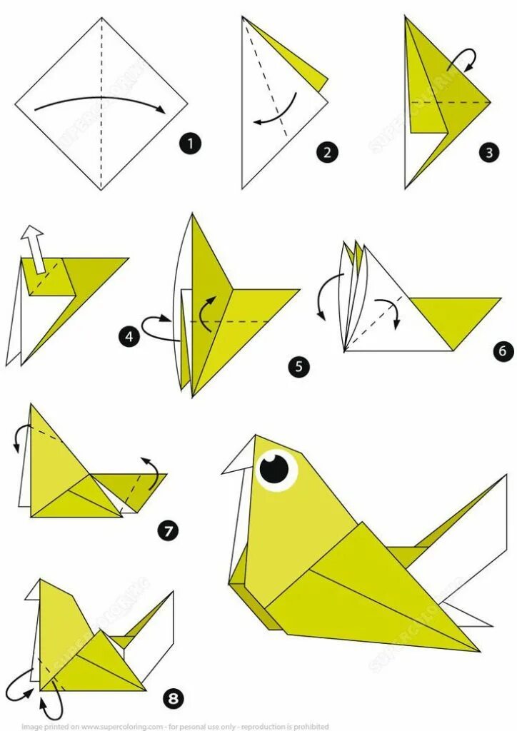 Оригами поэтапно легкие. Как сделать птичку из бумаги пошагово. Оригами птичка из бумаги пошаговой простой. Птица оригами простая схема для детей. Оригами пошагово для начинающих птица.