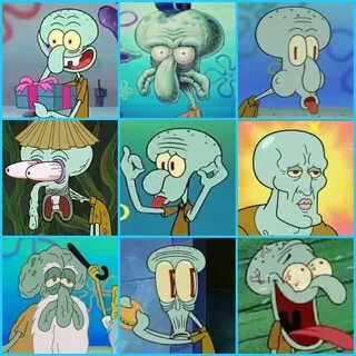 Squidward meme
