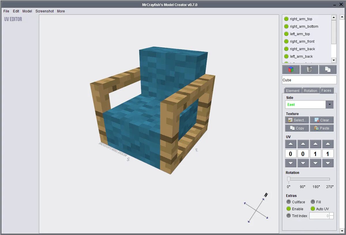 Редактор блоков в майнкрафт. Создать модель для МАЙНКРАФТА. Сайт для создания моделей для МАЙНКРАФТА. Программа для создания майнкрафт моделей. Mrcrayfish s device