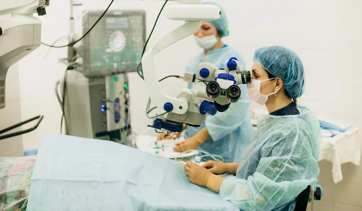 Офтальмологическая операция. Витреоретинальная хирургия. Операция на глаза в Перми.
