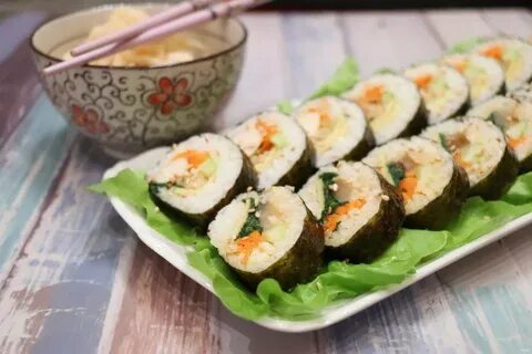 Кимбаб корейская кухня