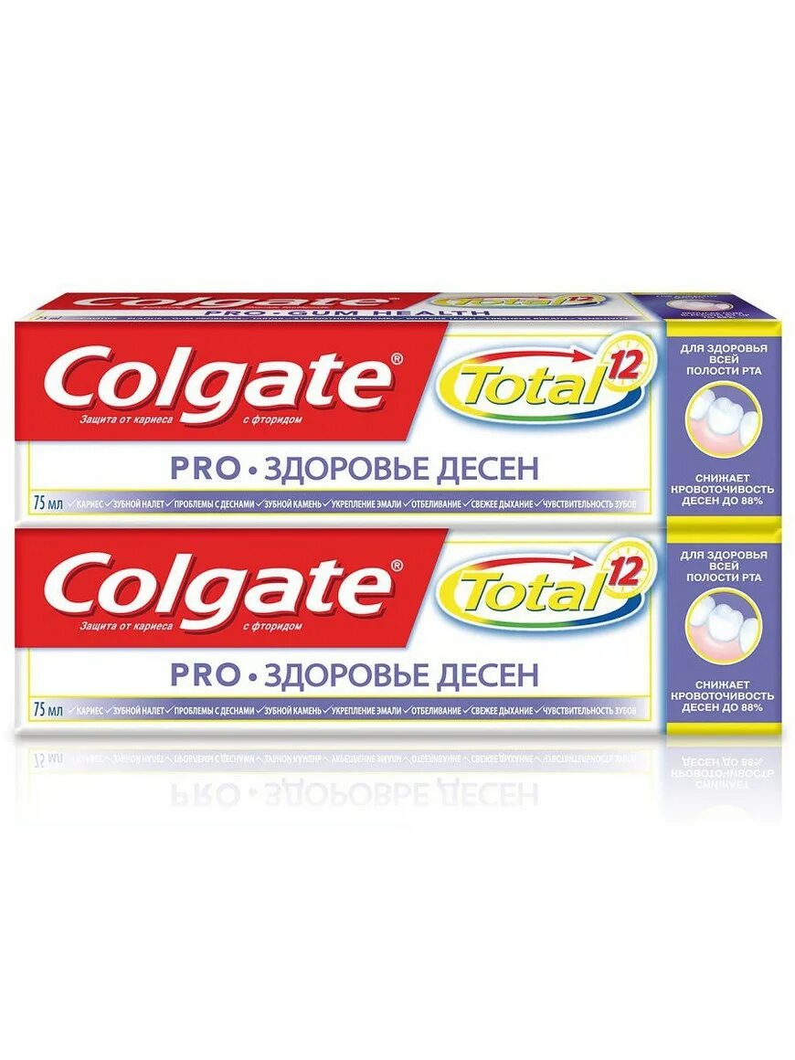 Colgate 2. Колгейт тотал 12 проф Здоровые Десна. Колгейт тотал 12 круглая баночка. Состав Колгейт тотал 12 зубная паста. Паста Колгейт для десен.