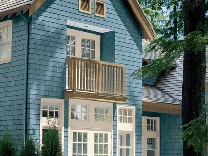 Blue home