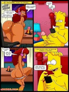 Porn comic The Simpsons. 