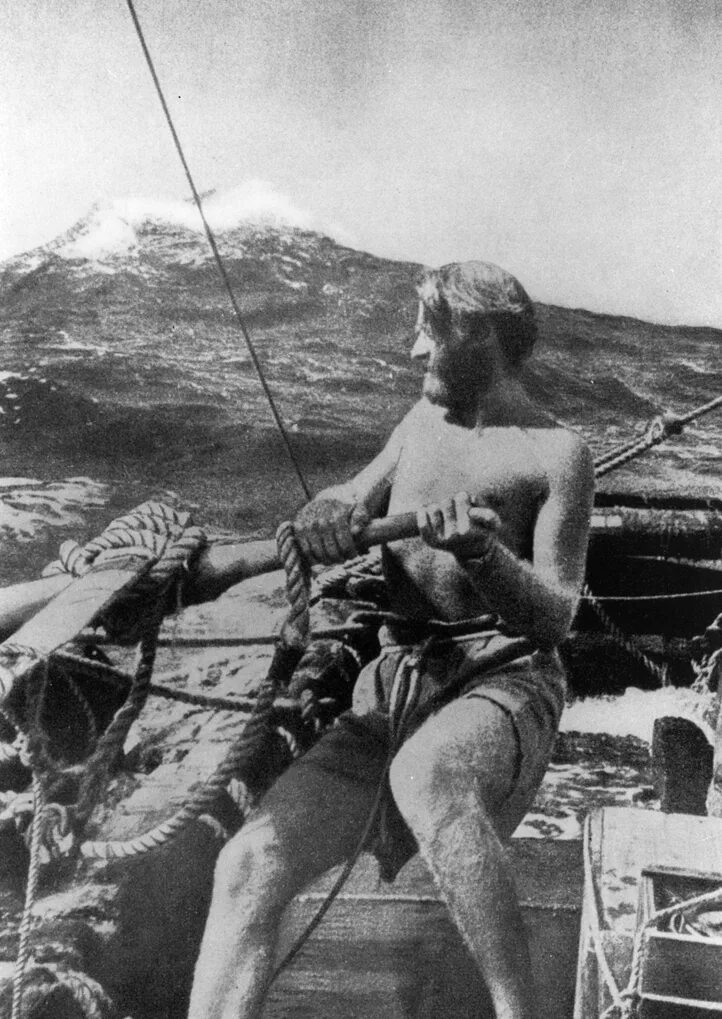 мужественный тур хейердал викинг. тур хейердал кон тики фильм. тур хейердал остров пасхи. мужественный тур хейердал викинг. тур хейердал в молодости кон тики.