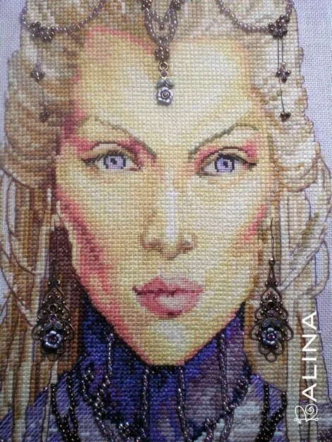 Набор для вышивания Queen Guenevere (Королева Гвиневра) 32 х 40 см NIMUE 173-Z00