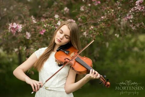 Playing the violin
