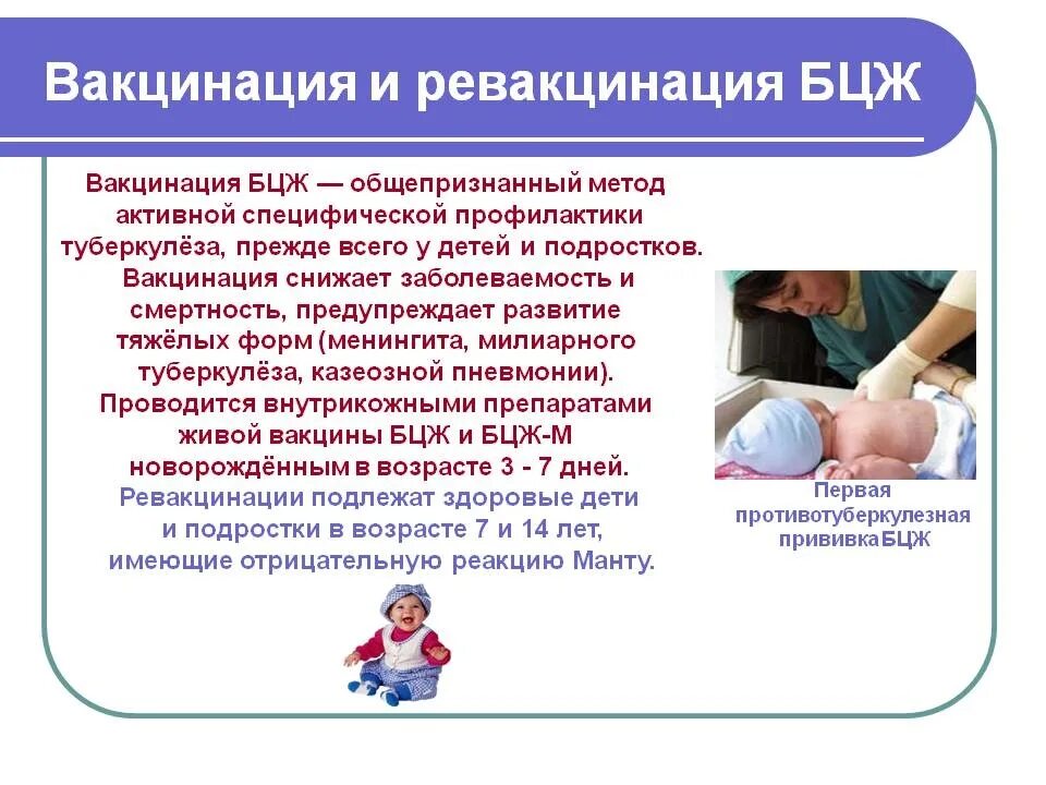 Проведение ревакцинации