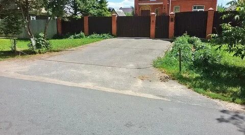 Дорога через дачную