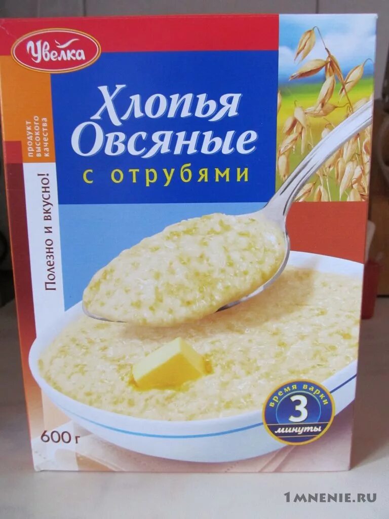 Овсяные хлопья с отрубями