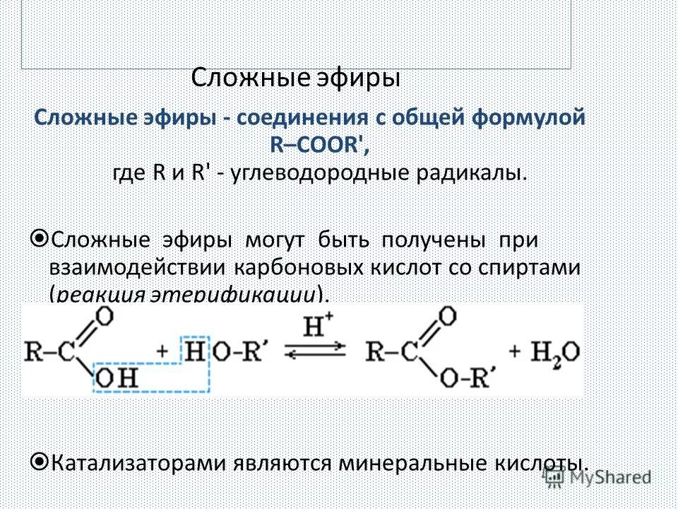 Изомерия одноосновных карбоновых кислот