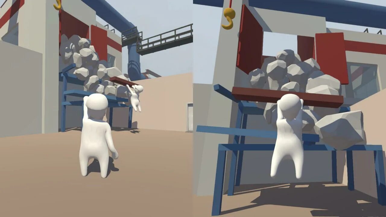 Когда раздадут human fall flat. Human fall flat сплит скрин. human игра. хуман фел флат. игра хуман фал флат.