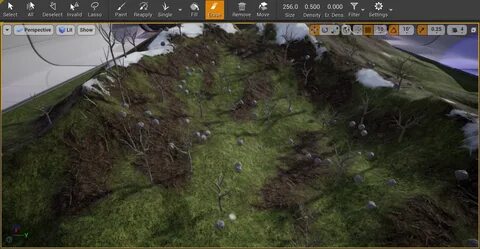 Unreal engine foliage