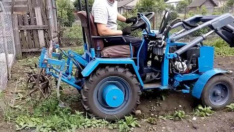 Самодельный трактор мтз