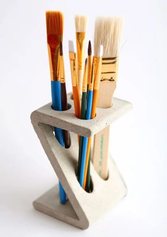 Подставка для расчесок. Подставка для кистей. Подставка для кистей (розовый) №3849, runail. Подставка под кисти для маникюра. Подставка для кистей.