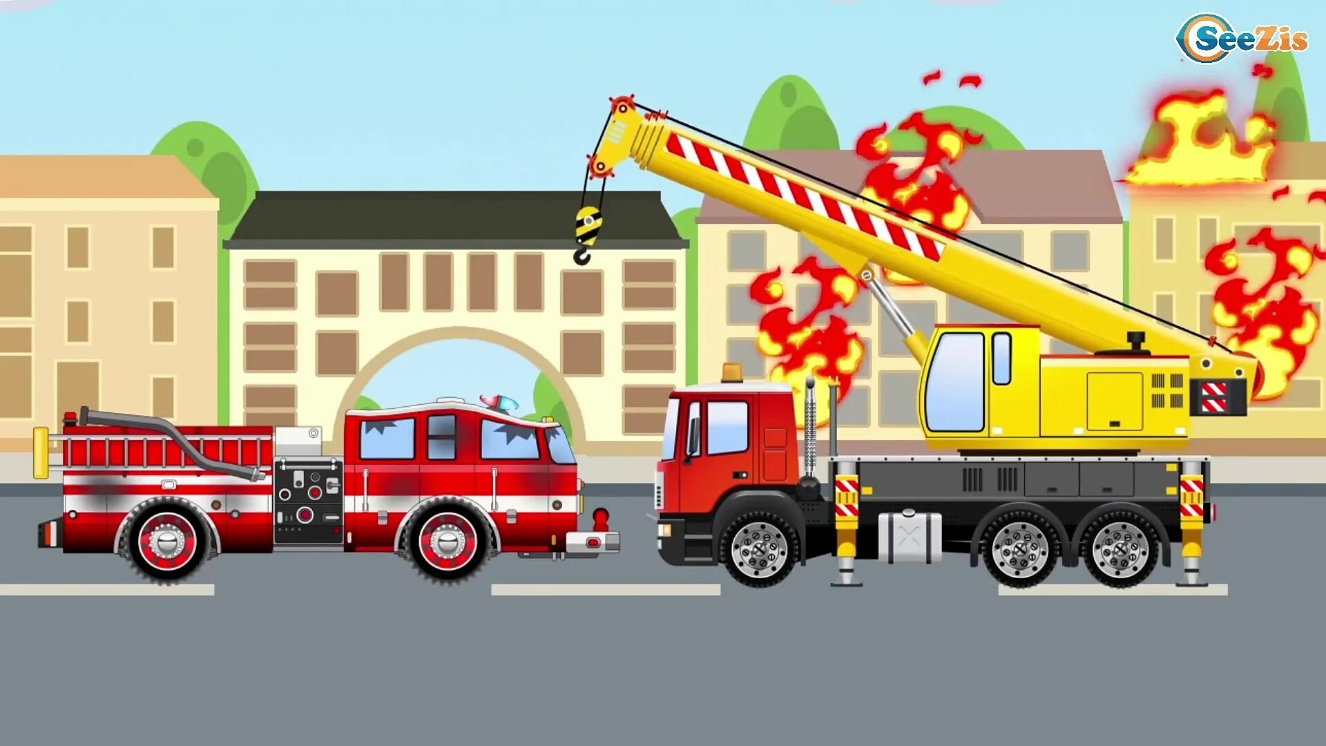 Пожарные машины мультяшные. Пожарные машинки для мальчиков. Пожарная машина песенка