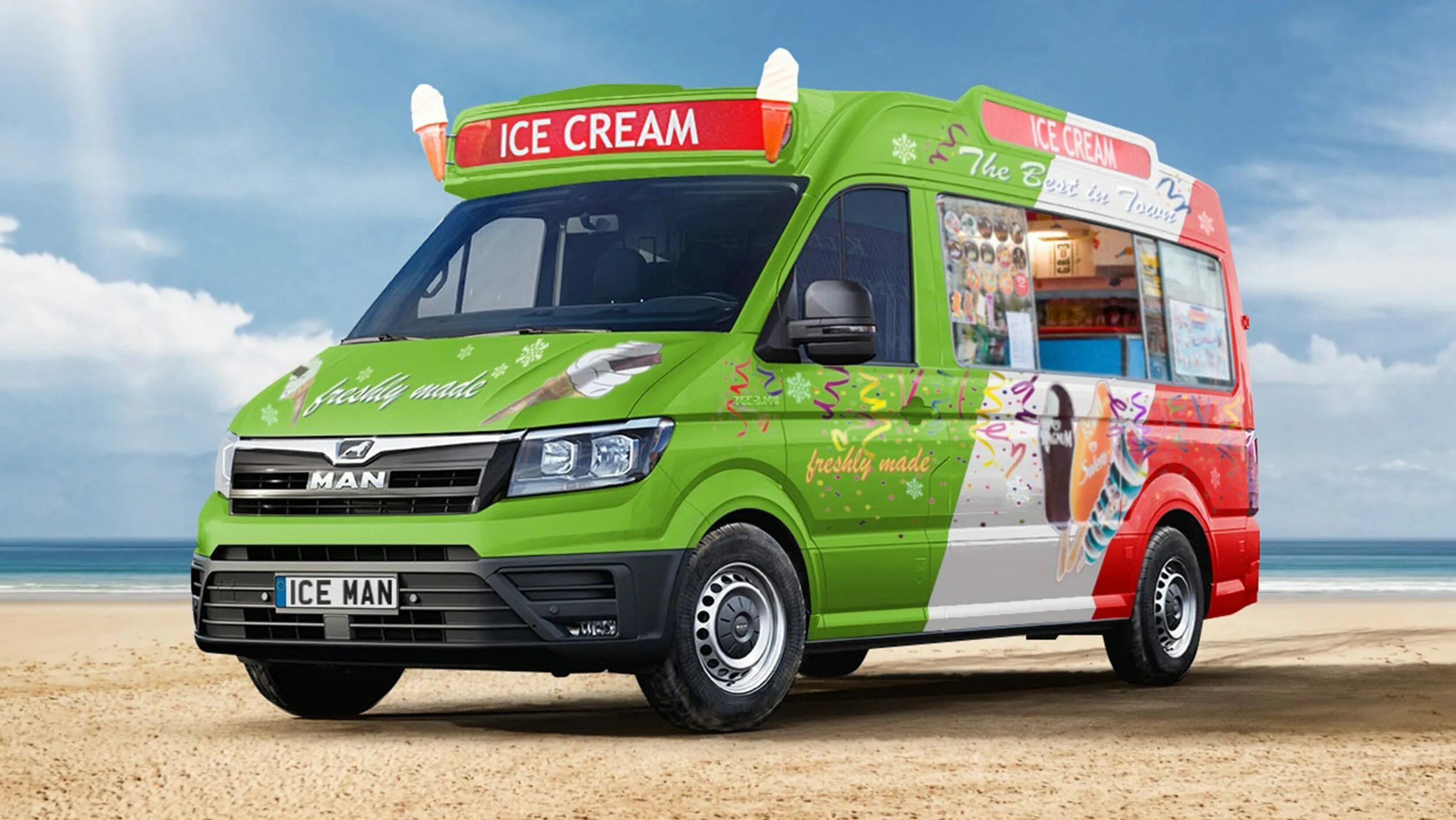 Ван айс 2. Mercedes Sprinter Ice Cream van. Ice Cream man. Фольксваген мороженое. Фольксваген фургон под мороженое.