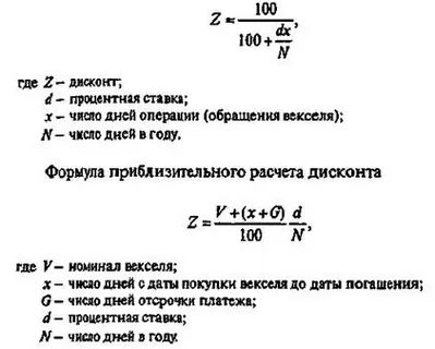 Обратная скидка расчет