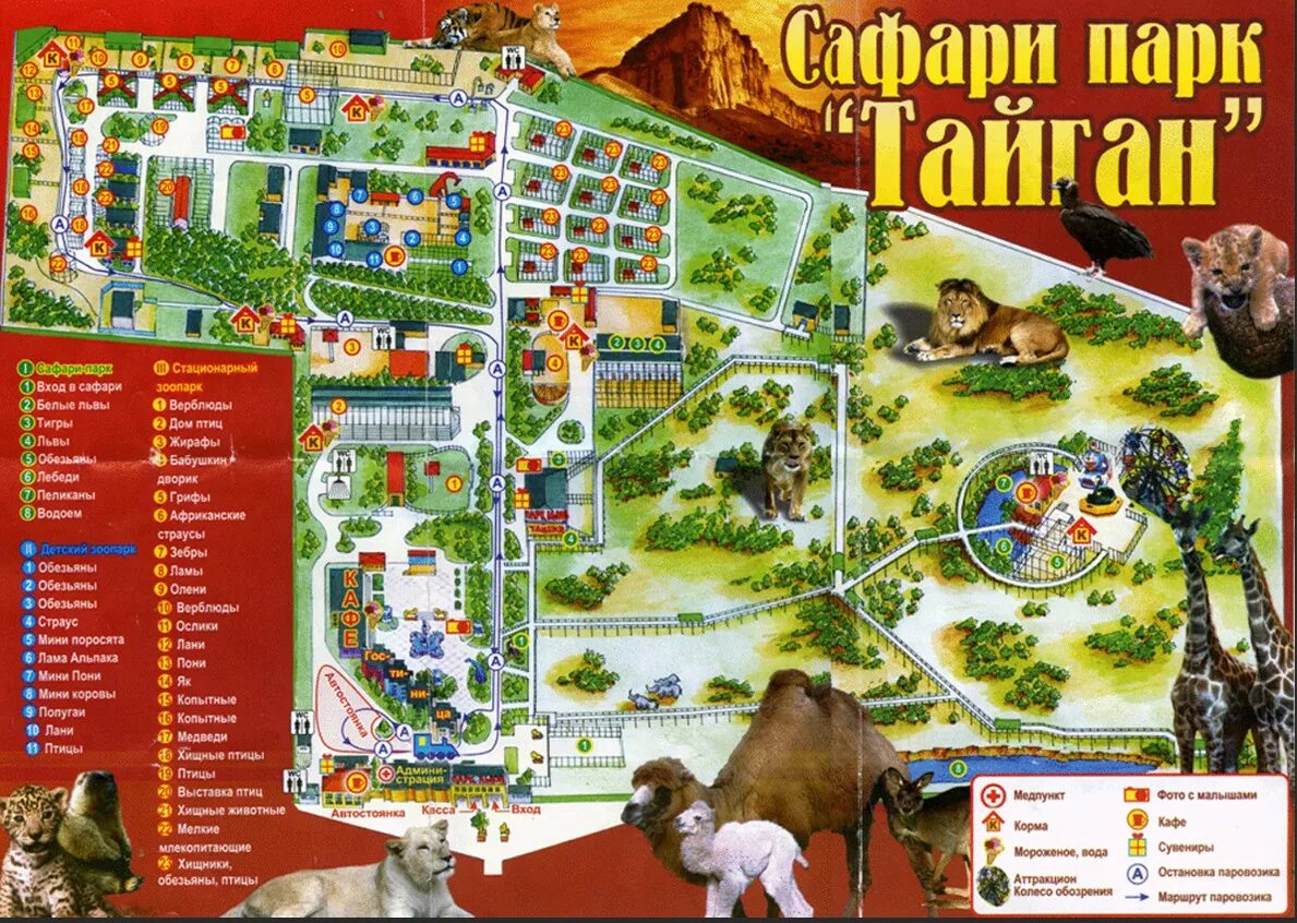 Парк тайган где находится в каком городе. Тайган сафари парк в крыму карта парка.