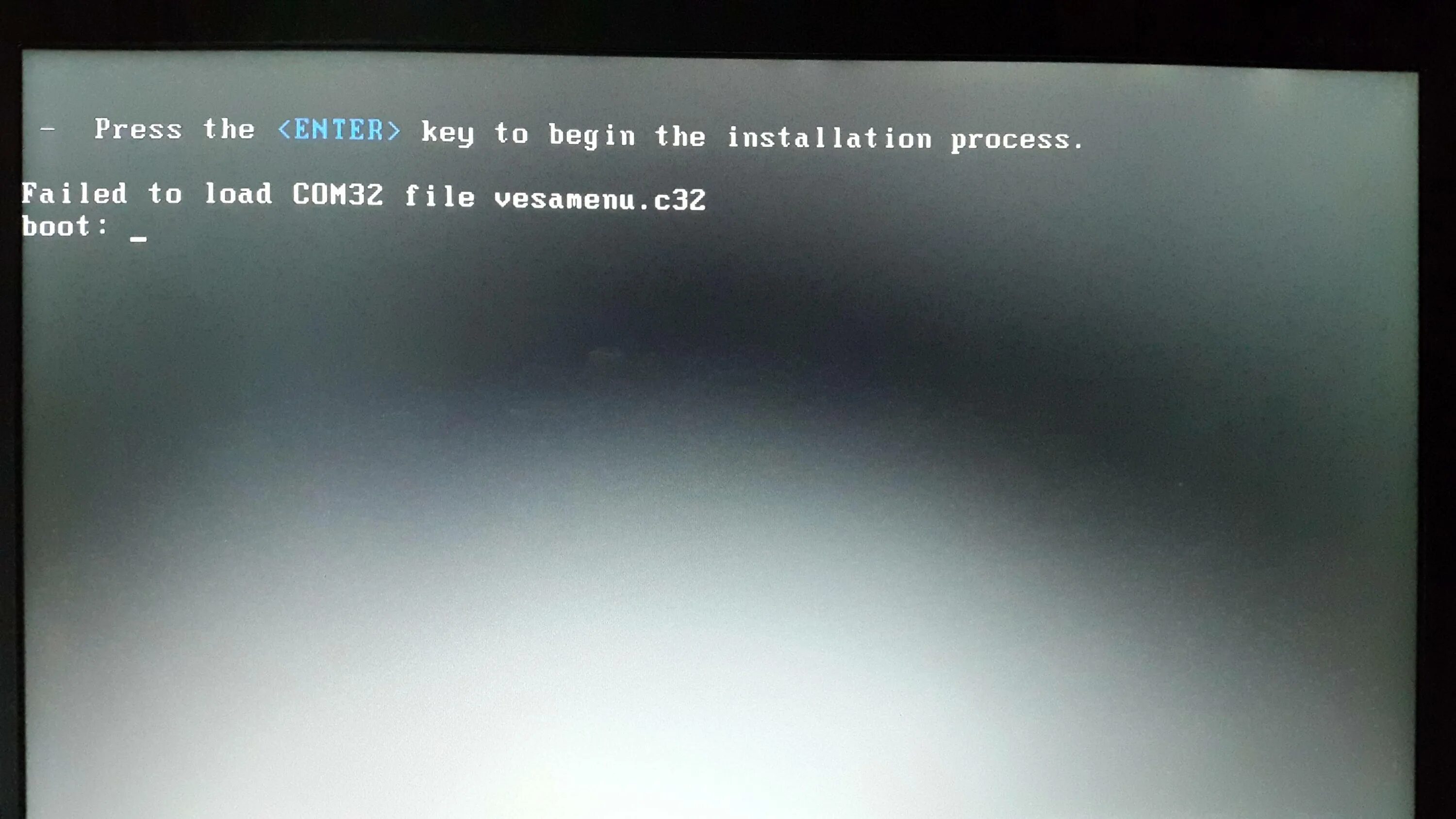 Boot failed при загрузке. Vesamenu.c32. Boot syslinux Vesamenu.c32 что это. Syslinux.