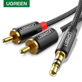 Аудиокабель 3.5 мм jack 2 rca