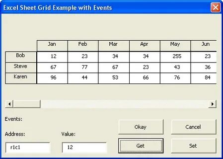 Таблицы excel vba
