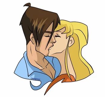 Stella and Brandon kissing by ChrisWollf Клуб винкс, Мультяшные рисунки, Диснеев