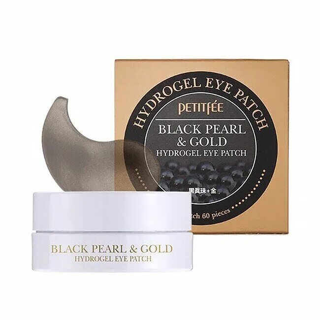Патчи petitfee black pearl. Petitfee black pearl &amp; gold hydrogel eye patch 60 шт. black pearl gold hydrogel eye patch 60. black pearl gold hydrogel eye patch. petitfee black pearl &amp; gold eye patch.