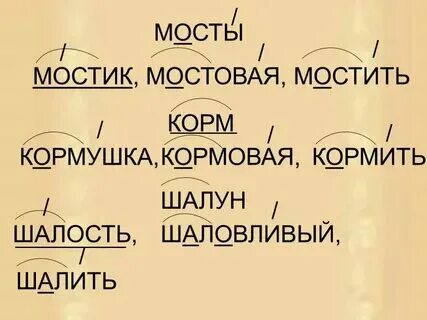 Однокоренное слово корм