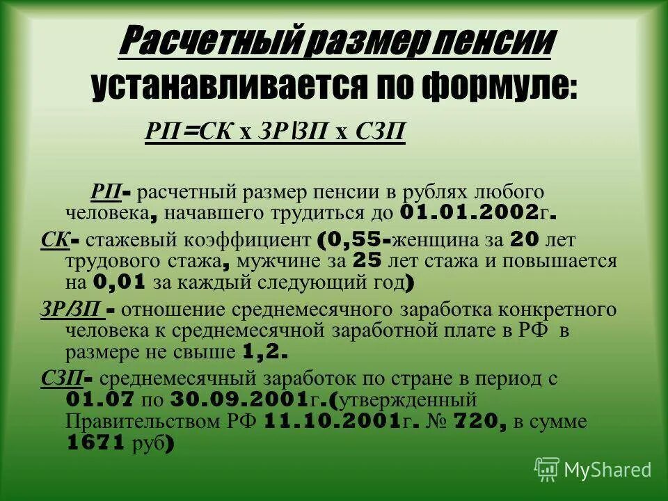 Начисление пенсии расчет. Формула расчета пенсии. Коэффициент стажа для начисления пенсии. Расчетный размер трудовой пенсии. Как посчитать размер пенсии по коэффициенту.