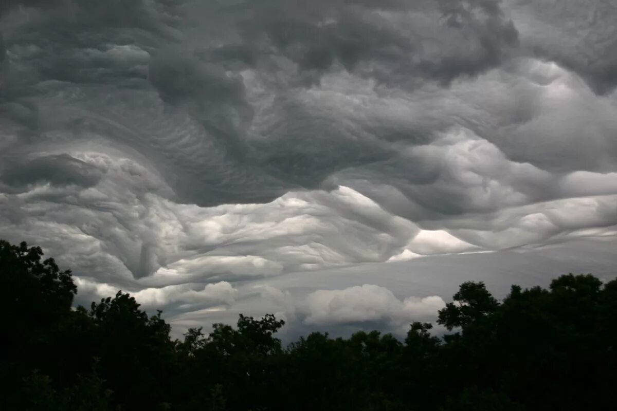 Undulatus asperatus. Asperitas. Облака. Редкие облака.