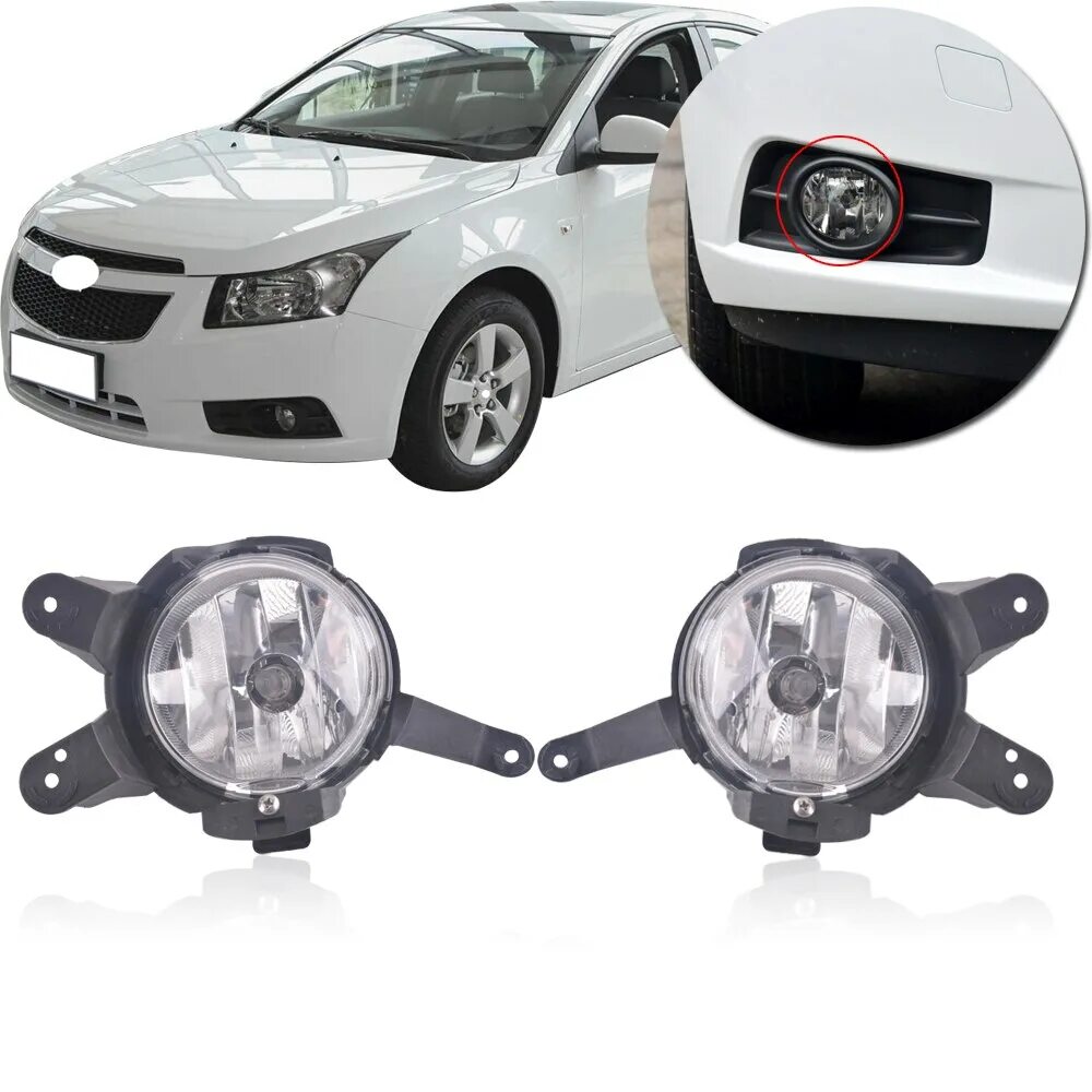 Купить противотуманные фары на шевроле. Chevrolet Cruze 2011 ПТФ led. ПТФ Шевроле Круз 2012. ПТФ Шевроле Круз 2011. Шевроле Круз лед туманки 2010.