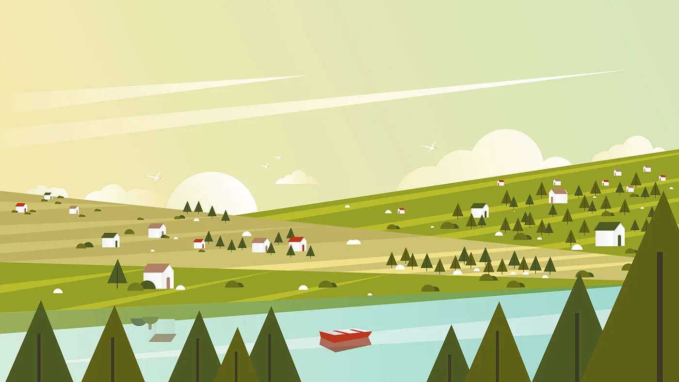 Фоны в стиле flat. Adobe illustrator фоны. Ночной пейзаж в иллюстраторе. Пейзажи в стиле флэт город. Стилизованный пейзаж.