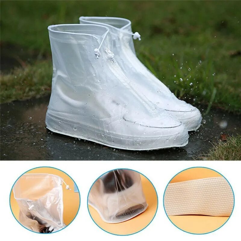 Celltix чехлы на обувь от дождя и грязи, р-р 36-37, s, белые,, e1m. Бахилы непромокаемые. Чехлы на обувь от дождя и грязи. Бахилы силиконовые от дождя для обуви.