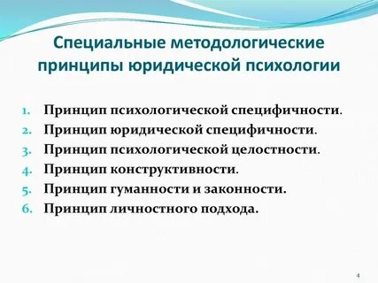Психологическая основа примера