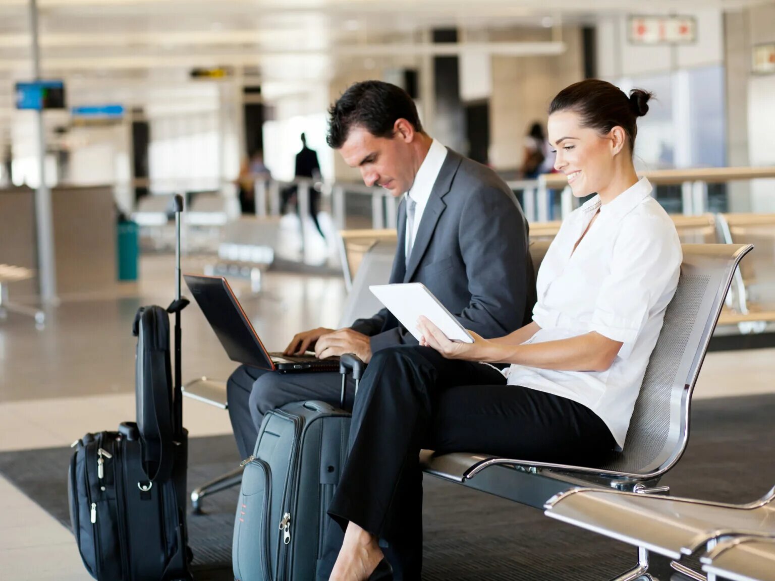 Go on business trips
