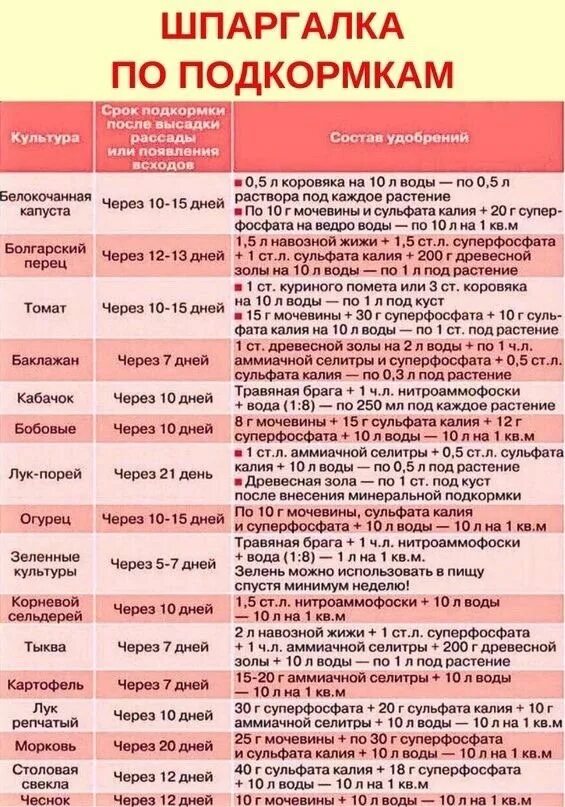 Сроки внесения удобрений таблица Картинки ТАБЛИЦА НОРМ ВНЕСЕНИЯ МИНЕРАЛЬНЫХ УДОБРЕНИЙ