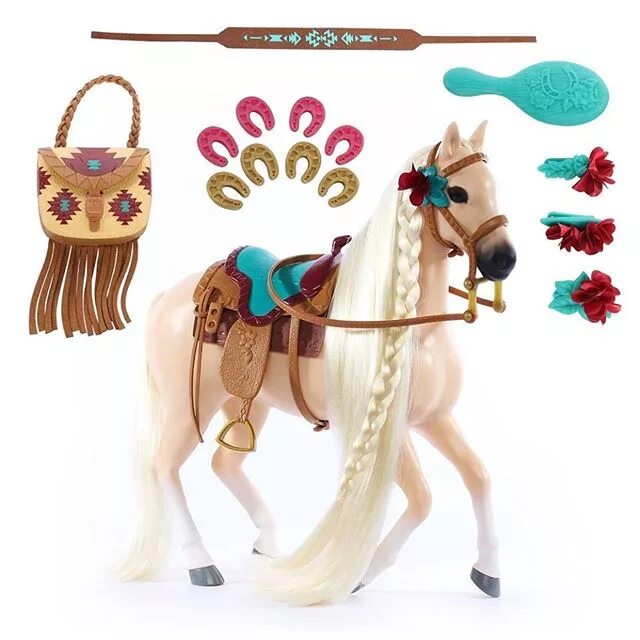 Лошадка" Blip Toys. Игровой набор "лошадка Skye" с аксессуарами, 19 предметов. Игровой набор лошадка Skye с аксессуарами. Лошадка Skye с украшениями" Blip Toys.