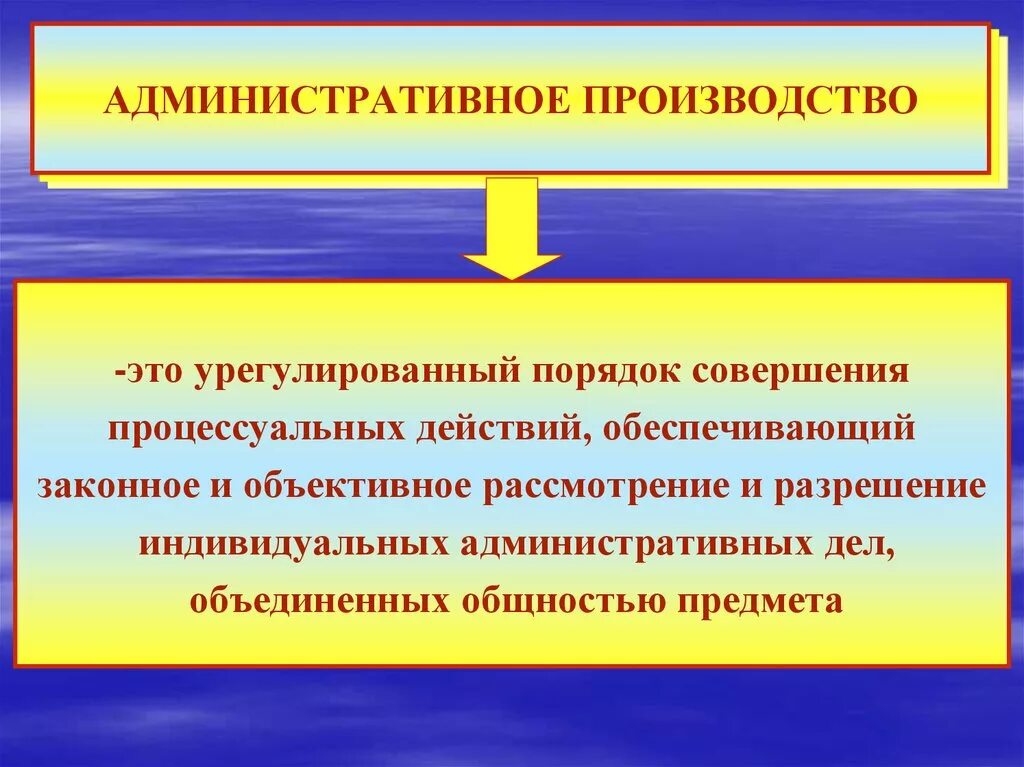 Административное производство. Понятие стадии административного производства. Виды административных производств. Производство административного процесса.