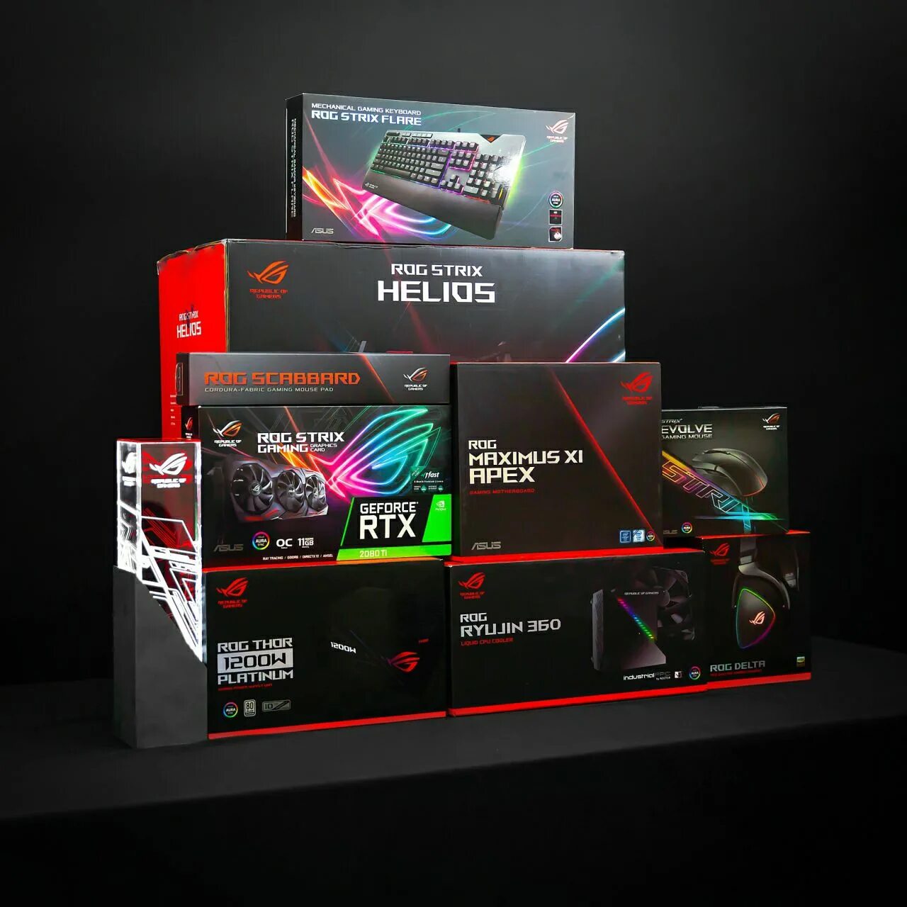 Rog 7 pro купить. Коробка ASUS ROG Strix. ROG Strix Ryujin LC II 240 ARGB коробка. ASUS ROG Flare II Box. ASUS ROG короб g 11.