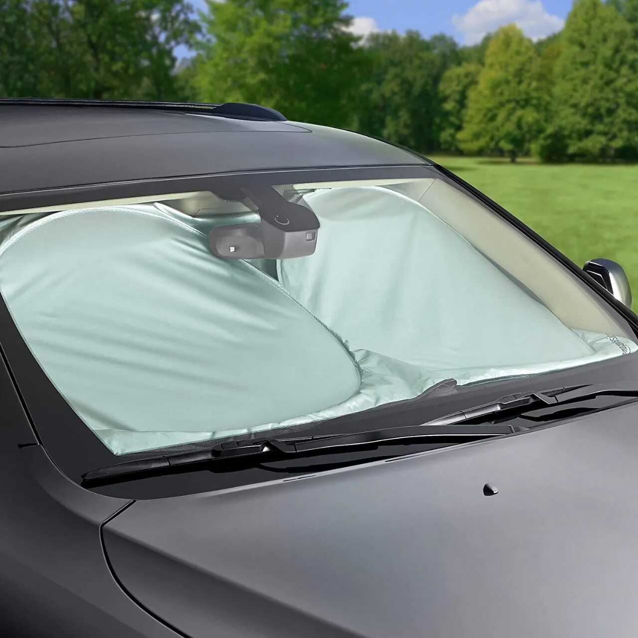 Козырек на лобовое стекло автомобиля. Mn1060 Windscreen Sun Shade (Sonnenschutzfolie) MN (защитный отражатель). Car Windshield Sun Shade. Лобовое стекло авто. Sunshade for car Windshield.