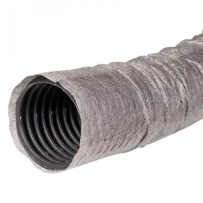 Дренажные трубы в фильтре геотекстиль. Труба дренажная насхорн 110 мм. Труба дренажная 110 в геотекстиле. Труба перфорированная дренажная 110. Дренажная труба 110 в фильтре геотекстиль.