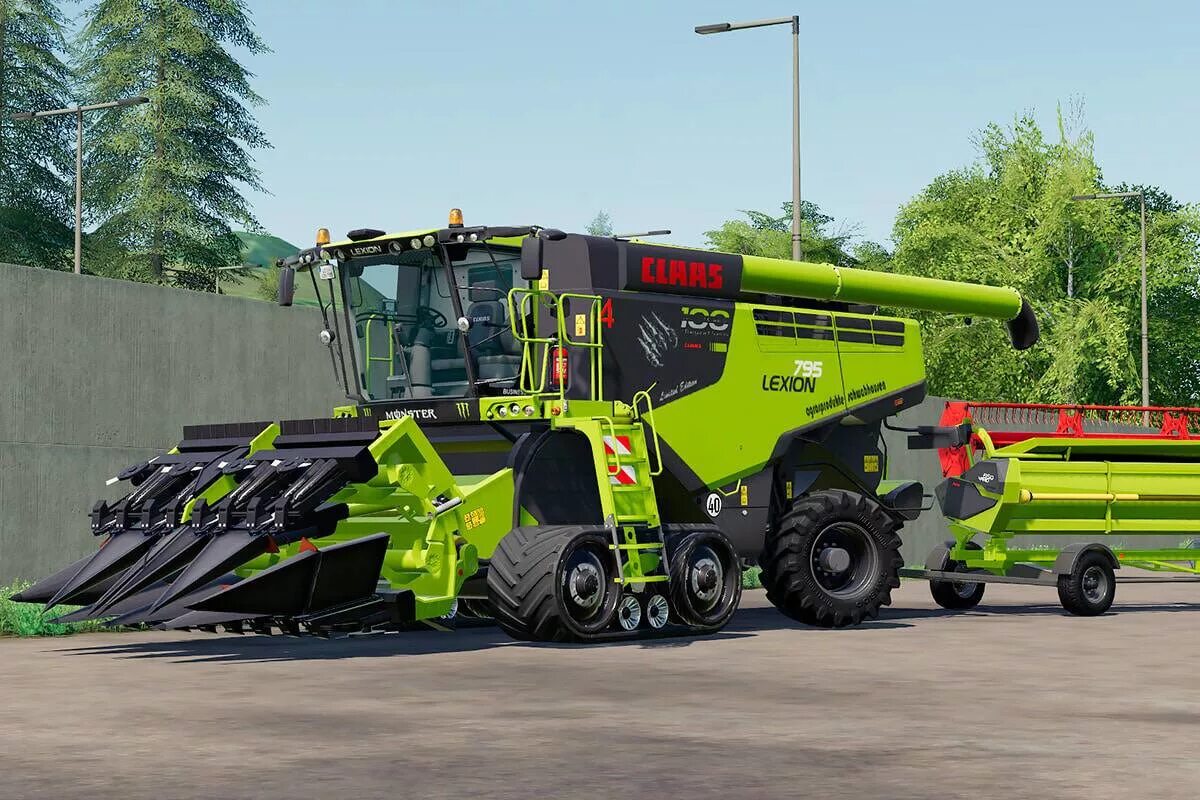 Комбайн CLAAS Lexion. CLAAS Lexion 795 Monster. Lexion 8700. Fs19_Lexion_8000.