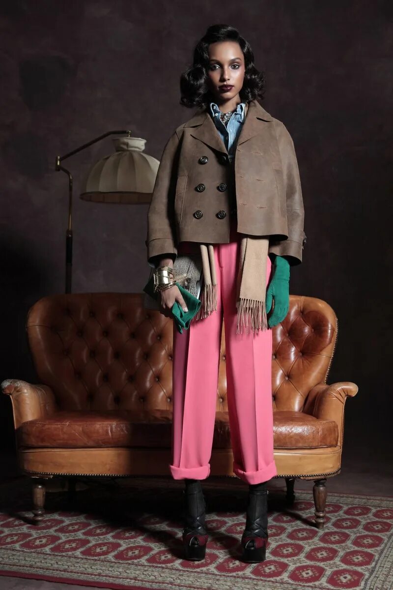 Retro glam. Retro glam. Retro glam. Зеленое платье в стиле 40-х годов. Экстравагантная одежда.