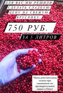 Литр брусники это сколько
