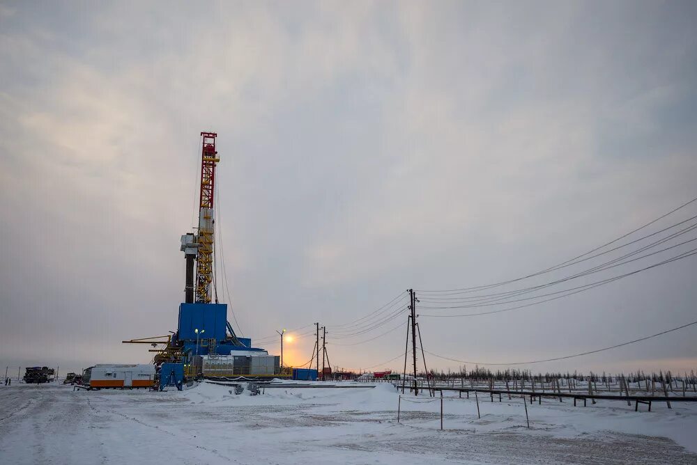 Добыча газа на месторождении